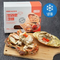 얌테이블 알이 가득 노르웨이 브라운크랩 (냉동), 400g, 1개