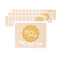 餅乾小紙條, 混合顏色, 50頁