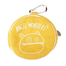 PUPPY ANGEL R MONSTERSTM 寵物拾便袋收納包均碼 PA-AC478, 289 黃色, 1個