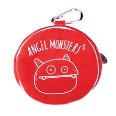 PUPPY ANGEL R MONSTERSTM 寵物拾便袋收納包均碼 PA-AC478, 357 紅色, 1個