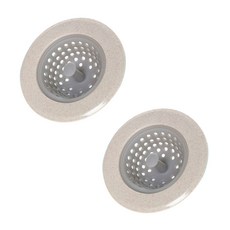 水槽矽膠過濾網 11cm, 淺褐色的, 2個