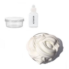 PaletteSlime Real Cream 成品鬼口水 100ml 套組, 白色, 1個