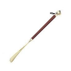 팝마인즈 황동화 구두주걱 사자머리 72cm, 브라운, 1개