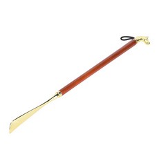 팝마인즈 황동화 구두주걱 말머리 56cm, 브라운, 1개