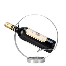 簡約紅酒架, 銀色, 1個