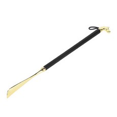 팝마인즈 황동화 구두주걱 말머리 56cm, 블랙, 1개
