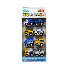 口袋迷你車玩具8件組, 隨機發貨