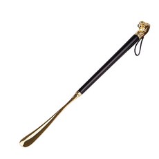 팝마인즈 황동화 구두주걱 사자머리 49cm, 블랙, 1개