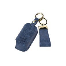 벤딕트 기아 K8 21년형 4월 / 쏘렌토 MQ4 20년형 / K5 DL3 20년형 7버튼 스마트키 가죽 케이스, 딥 네이비, 기아 7버튼타입