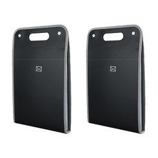 文件索引文件包, 黑色的, 2個