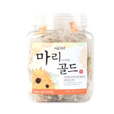 Barun F&B 萬壽菊花茶三角茶包, 500mg, 100包, 1罐