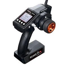 RadioLink 2.4G 4CH Car Controller Transmitter 건타입 RC4GS + Gyro Inside Receiver R4FG-G, 1개