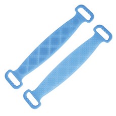 Pop MINDS矽膠背部沐浴搓澡刷, 天藍色, 2個, 1件