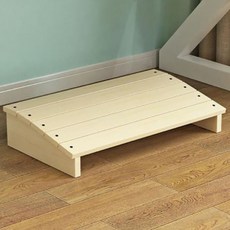 피티즘 원목 발 받침대 40 x 28 x 11 x 6 cm, 베이지