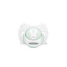 스와비넥스 휘게 프리미엄 실리콘 일자형 쪽쪽이, 래빗민트, 1단계, 1개