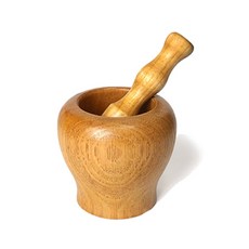 El Living迷你原木木頭搗蒜臼, 1套