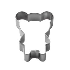 GAPANG 手作可愛動物玩具蔬菜造型餅乾模具 小熊 05號 TOYA89, 灰色, 1個