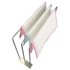 Aroi金屬廚房抹布架, 銀, 1個