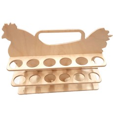 Aroi雞肉雞蛋架, 木料