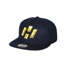 Hae Dong Jukusa金邊平沿帽 HB-021, 黑色的