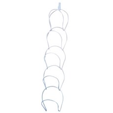 Tinahome門勾帽子包包掛勾 5入組, 白色的, 1套