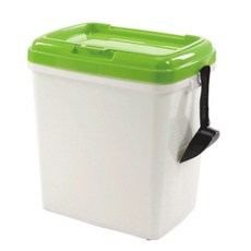 飼料收納盒 L號 FC-C16, 綠色, 50L