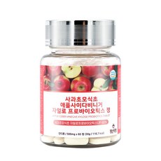 Gokchang 蘋果醋益生菌錠 30g, 60顆, 1罐
