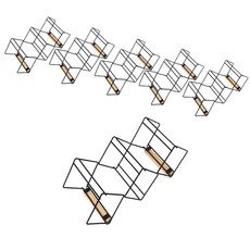 Mondspot 簡約香檳酒架 YT_RB236_AY, 黑色, 6個