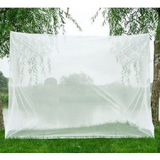 心靈連結市場夏季用品掛式基本型蚊帳, 白色的