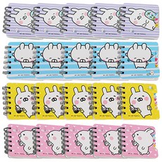 動物筆記本 4 x 5p 套組, 混色, 1套