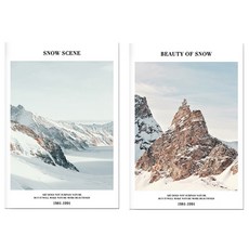 Block Mart 山景帆布畫 TYPE1 + 隨機出貨