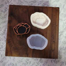 Art & Craft 單朵花模具 2入, 混合色