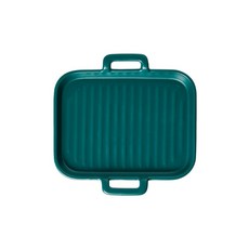 Da Showroom雙格方形烤盤, 藍色, 1個