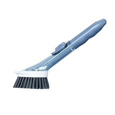 多用途纖維洗碗刷+海綿 3入 D35, 海軍藍, 1套