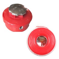 가든피아 스텐커버 2줄 4줄 공용 동태 + 스콜피온 나일론줄 삼각 2.4mm x 36m 세트, 1세트