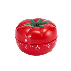 八谷番茄形廚房定時器, 紅色的, 1個