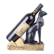 法老貓咪酒架, 黑色的, 1個