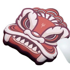 Ogang Living 卡通人物護腕滑鼠墊 MF-P08, 紅色, 1個