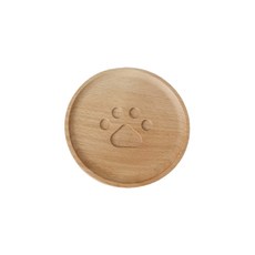 創意可愛熊掌貓爪造型杯墊, 米色, 1個