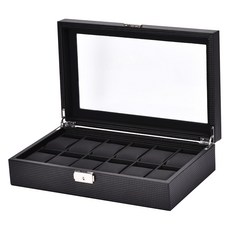 手錶收納盒 A H21 34.5 x 20.8 x 10.5 cm, 1個