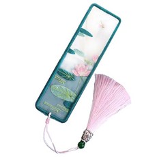 刺繡書籤DIY組, 蓮花, 1個