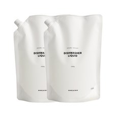 everycare 洗碗機專用洗滌劑 補充包, 1000g, 2個