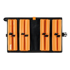 PETZL Octo 冰螺絲收納袋, 黑色+橙色, 1個