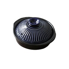 Kikka 雙耳陶瓷砂鍋+紋路造型鍋蓋, 1入, 8號(27.5cm)