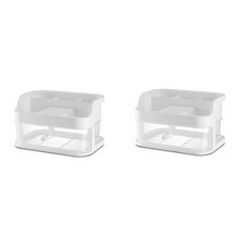 서랍 화장품 정리대, 2개, 1단 투명