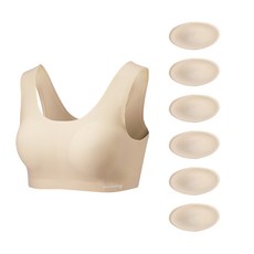 puddingunderwear 女童用內衣 + 胸墊 8p 套組