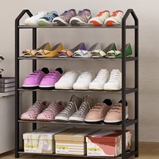 Wadada Shop組裝式鞋櫃 寬型, 黑色的