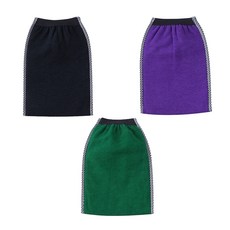 GAPANG 雙面沐浴巾3件組 02號 TOYA047, 混合顏色, 1套