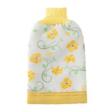 GAPANG 雙面沐浴巾 05號 TOYA047, 黃色, 1個, 1入