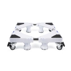 水平高度調節洗衣機底座 移動式 4腳 4輪, 單一商品, 1個